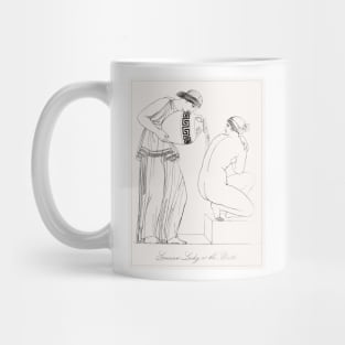 Grecian lady at the Bath Mug